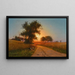 a summer evening in Ukraine - Iosif Evstafevich Krachkovsky — framed artwork on a wall