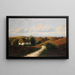 Summer Landscape Painting - Iosif Evstafevich Krachkovsky — framed artwork on a wall