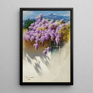 Iosif Evstafevich Krachkovsky - Wisteria In Bloom.webp