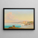 Nice - Ippolito Caffi — cuadro enmarcado en la pared
