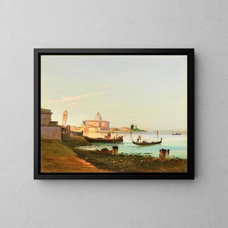 Ippolito Caffi - Venice a View of San Pietro di Castello.webp
