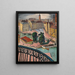 Karl Johans Torg Estocolmo - Isaac Grünewald — cuadro enmarcado en la pared