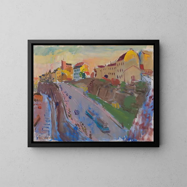 Katarinavgen - Isaac Grünewald — framed artwork on a wall