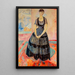 Mademoiselle S C - Isaac Grünewald — cuadro enmarcado en la pared