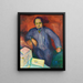 Portrait of Ludwig Nordström - Isaac Grünewald — framed artwork on a wall