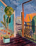 View from the studio window - Isaac Grünewald — artwork view