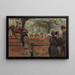 a busy day at Rotten Row, Hyde Park, London - Isaac Israëls — framed artwork on a wall