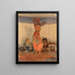 A Dancer - Isaac Israëls — framed artwork on a wall