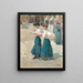 Midinettes On The Place Vendôme Paris - Isaac Israëls — framed artwork on a wall