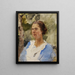 Portrait of a young woman - Isaac Israëls — framed artwork on a wall