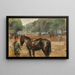 Rotten Row Hyde Park - Isaac Israëls — framed artwork on a wall