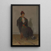 Dama sentada con vestido español - Isaac Israëls — cuadro enmarcado en la pared