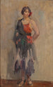 Young girl standing - Isaac Israëls — artwork view