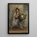La mujer bateadora - Isaac Israëls — cuadro enmarcado en la pared