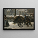 El Prinsengracht cerca del Noordermarkt Ámsterdam - Isaac Israëls — cuadro enmarcado en la pared