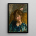 L'écrivain Jo de Wit - Isaac Israëls — framed artwork on a wall