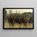 Transporte de soldados coloniales - Isaac Israëls — cuadro enmarcado en la pared