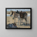 Two Donkeys - Isaac Israëls — framed artwork on a wall
