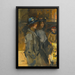 Dos chicas cockney - Isaac Israëls — cuadro enmarcado en la pared