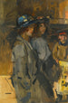 Dos chicas cockney - Isaac Israëls — vista de la obra