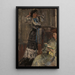 Two women inside - Isaac Israëls — framed artwork on a wall