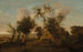 Paisaje boscoso con viajeros y jinetes - Isaac Koene — vista de la obra