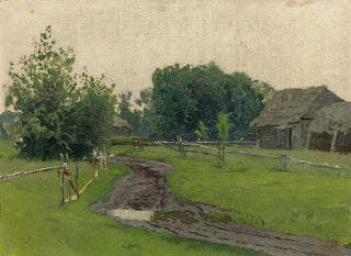 Isaac Levitan - Village road.webp