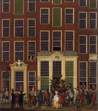 Isaac Ouwater - The Bookshop and Lottery Agency of Jan de Groot in the Kalverstraat in Amsterdam.webp