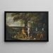 The Fall of Man - Isaac van Oosten — framed artwork on a wall
