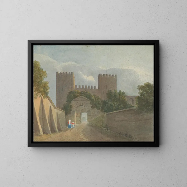 Arc de Drusus - Isaac Weld — cuadro enmarcado en la pared