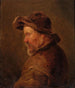 A man with a hat and worn clothes - Isaac van Ostade — artwork view