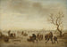 Ice Skaters Painting - Isaac van Ostade — artwork view