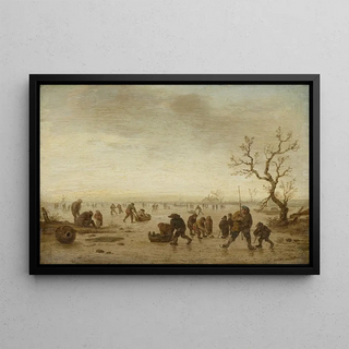 Isaac van Ostade - Skaters on the Ice.webp
