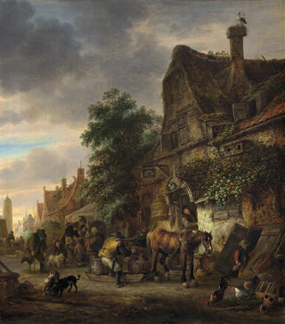 Isaac van Ostade - Workmen before an Inn.webp