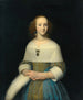 Retrato de una joven mujer - Isaack Luttichuys — vista de la obra
