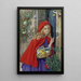 The Little Red Riding Hood - Isabel Naftel — framed artwork on a wall
