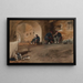 Auteuil 1870 - Isidore Pils — framed artwork on a wall