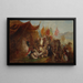 Esquisse para la recepción del emperador Napoleón III y de la emperatriz Eugenia por los jefes kabiles en Argel el 18 de septiembre de 1860 - Isidore Pils — cuadro enmarcado en la pared