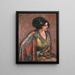 Flores - Isidre Nonell — framed artwork on a wall