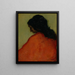 Profile of a Gypsy - Isidre Nonell — framed artwork on a wall