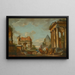 Paisaje clásico - Escuela italiana — cuadro enmarcado en la pared