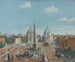 Roma, vista de la Piazza del Popolo - Escuela italiana — vista de la obra