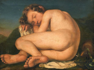 Italian School - Sleeping Cupid.webp