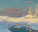 Paisaje de invierno - Ivan Fedorovich Choultse — vista de la obra
