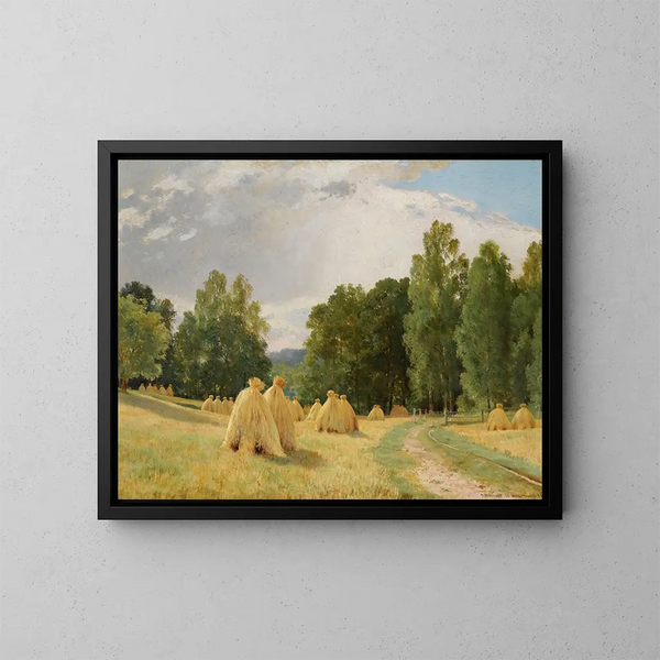 Meules à Préobrazhenskoe - Ivan Ivanovich Shishkin — cuadro enmarcado en la pared