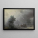 Carroza en una tormenta - Ivan Konstantinovich Aivazovsky — cuadro enmarcado en la pared