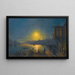 Lever de Luna sobre la Cúspide de Oro - Ivan Konstantinovich Aivazovsky — cuadro enmarcado en la pared
