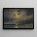 Moonlit Navigation - Ivan Konstantinovich Aivazovsky — framed artwork on a wall