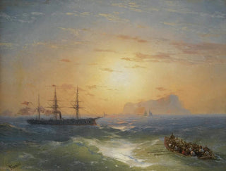 Ivan Konstantinovich Aivazovsky - Shipping Off Ischia.webp