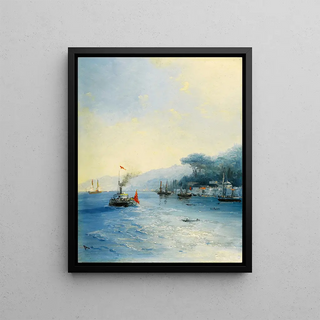 Ivan Konstantinovich Aivazovsky - Shipping On The Bosphorus Constantinople.webp